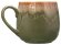 Кружка с вулканическим эффектом по краю Etna, 440 мл, оливковый