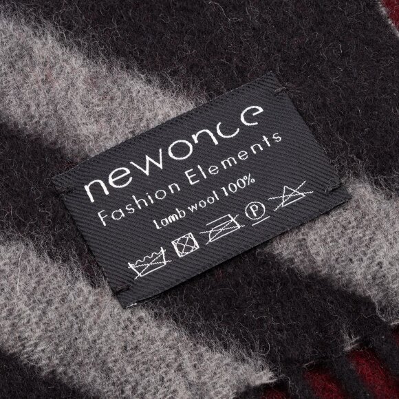 Шарф Charming, коричневый с оранжевым Шарф Charming, коричневый с оранжевым