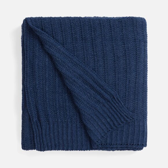 Плед Termoment, синий меланж