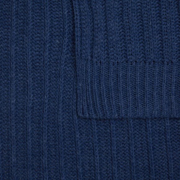 Плед Termoment, синий меланж