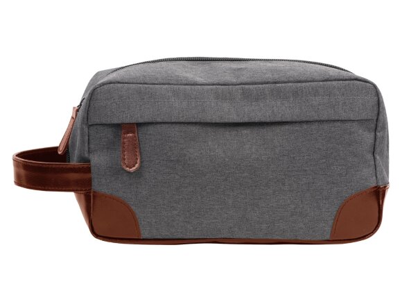 Несессер Fabrizio, серый/коричневый Несессер Fabrizio, серый/коричневый