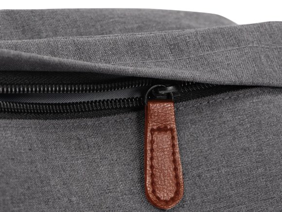 Несессер Fabrizio, серый/коричневый Несессер Fabrizio, серый/коричневый