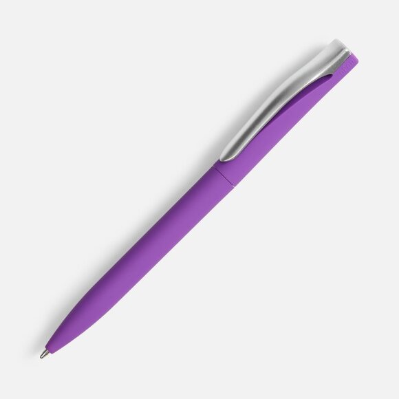 Ручка шариковая Pin Soft Touch, фиолетовая Ручка шариковая Pin Soft Touch, фиолетовая