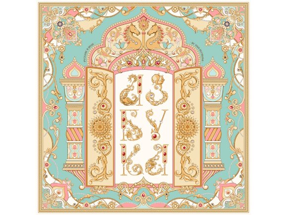 Платок Русская Азбука Платок Русская Азбука