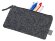 Пенал из RPET-фетра Felt, серый Пенал из RPET-фетра Felt, серый