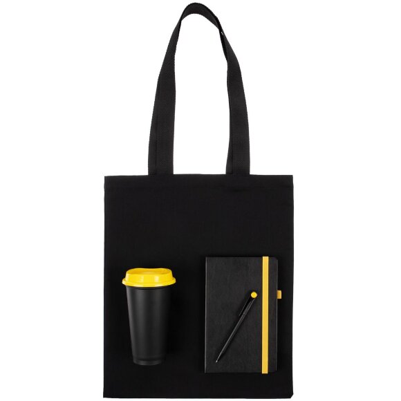 Набор Velours Bag, черный с желтым Набор Velours Bag, черный с желтым