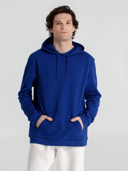 Толстовка с капюшоном унисекс Hoodie, ярко-синяя Толстовка с капюшоном унисекс Hoodie, ярко-синяя