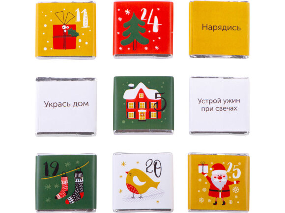 Шоколадный адвент-календарь Festive Шоколадный адвент-календарь Festive