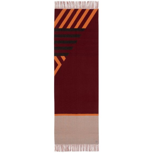 Палантин Charming, коричневый с оранжевым Палантин Charming, коричневый с оранжевым