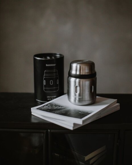 Термос для еды Jerrycan 470, вакуумный, стальной матовый Термос для еды Jerrycan 470, вакуумный, стальной матовый