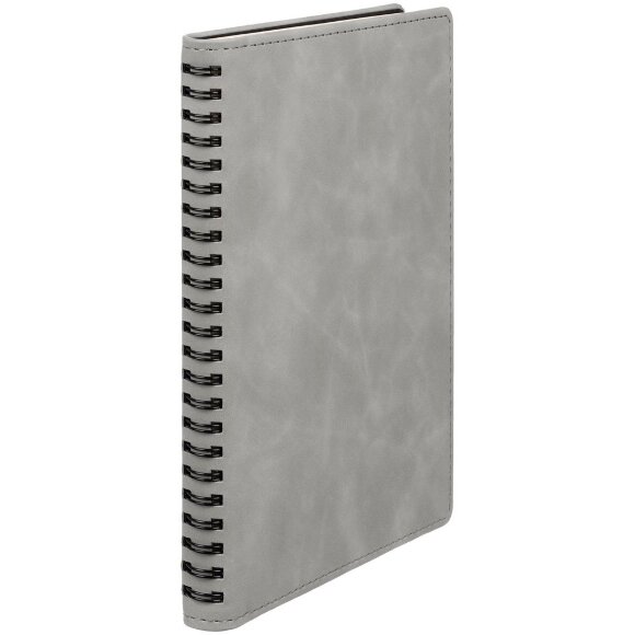 Ежедневник Spring Urban на заказ, недатированный, серый
