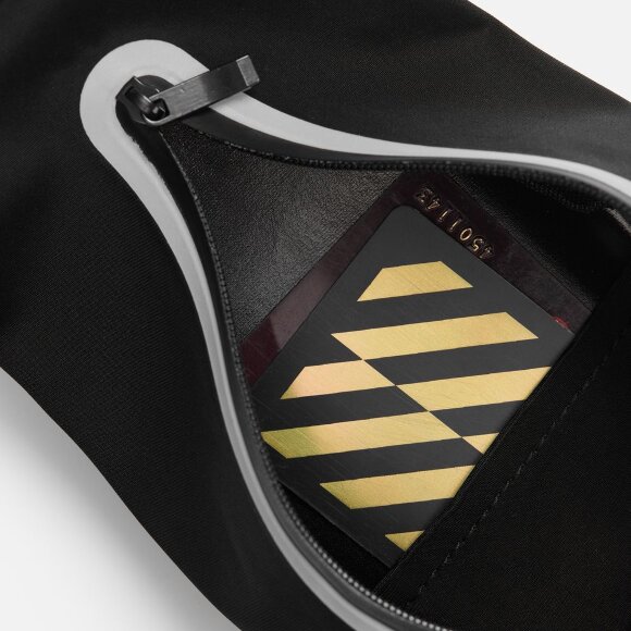 Спортивная поясная сумка Springa, черная Спортивная поясная сумка Springa, черная