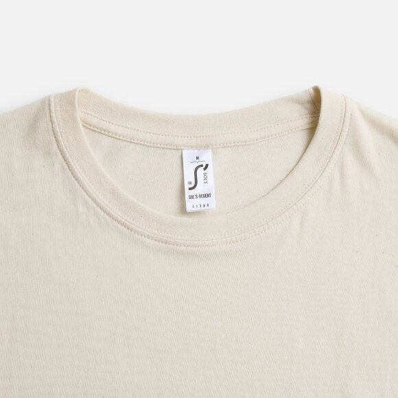 Футболка унисекс Regent 150, светло-бежевая (неокрашенная)