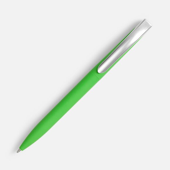 Ручка шариковая Pin Soft Touch, зеленая Ручка шариковая Pin Soft Touch, зеленая