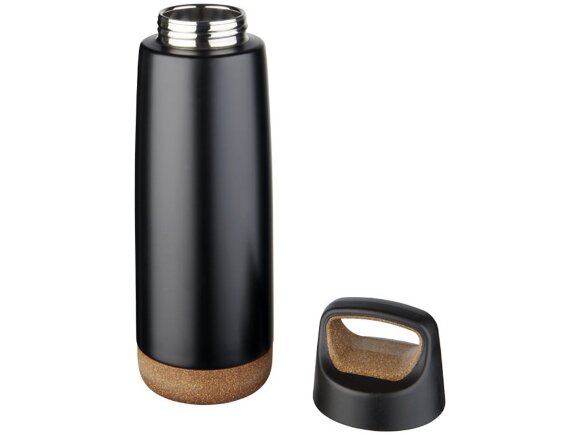 Спортивная медная бутылка с вакуумной изоляцией Valhalla объемом 600 мл, черный (Р) Спортивная медная бутылка с вакуумной изоляцией Valhalla объемом 600 мл, черный (Р)