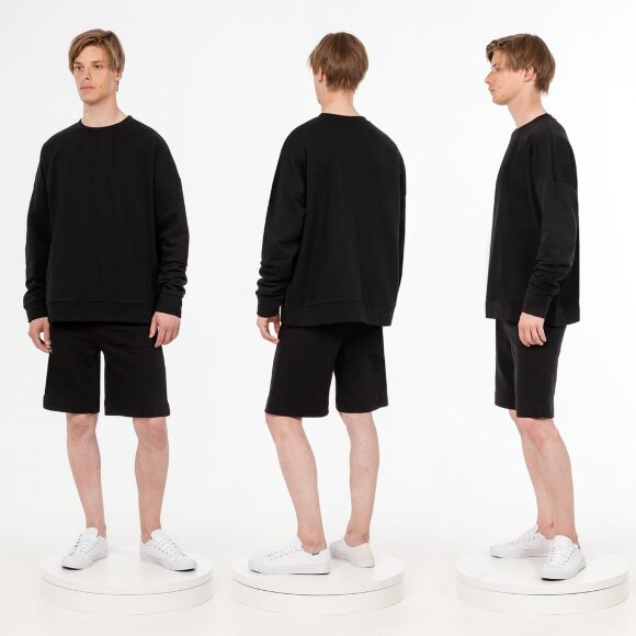 Свитшот унисекс S2, черный Свитшот унисекс S2, черный