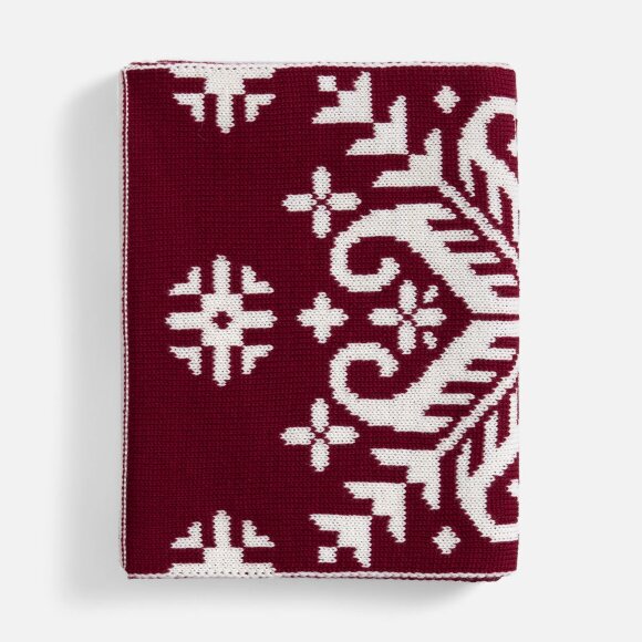 Шарф Wintertude L, красный с белым