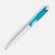 Ручка шариковая Bento, белая с голубым