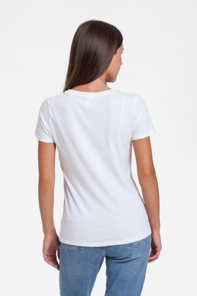 Футболка женская «Смотри вглубь», белая Футболка женская «Смотри вглубь», белая