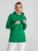 Толстовка с капюшоном унисекс Hoodie, зеленая Толстовка с капюшоном унисекс Hoodie, зеленая