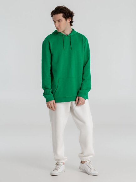 Толстовка с капюшоном унисекс Hoodie, зеленая Толстовка с капюшоном унисекс Hoodie, зеленая