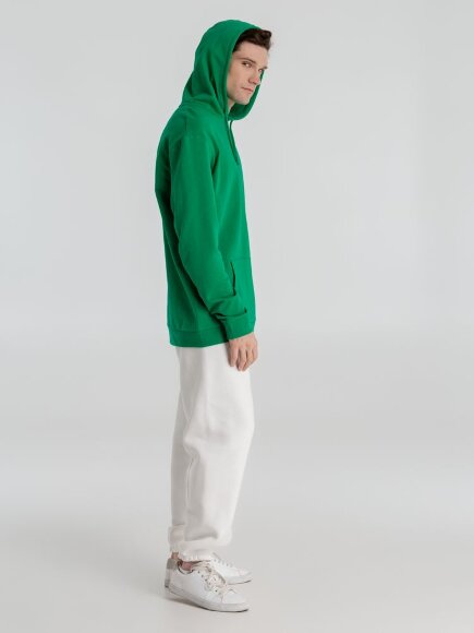 Толстовка с капюшоном унисекс Hoodie, зеленая Толстовка с капюшоном унисекс Hoodie, зеленая