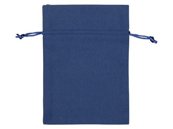 Мешочек подарочный, лен, средний, темно-синий Мешочек подарочный, лен, средний, темно-синий