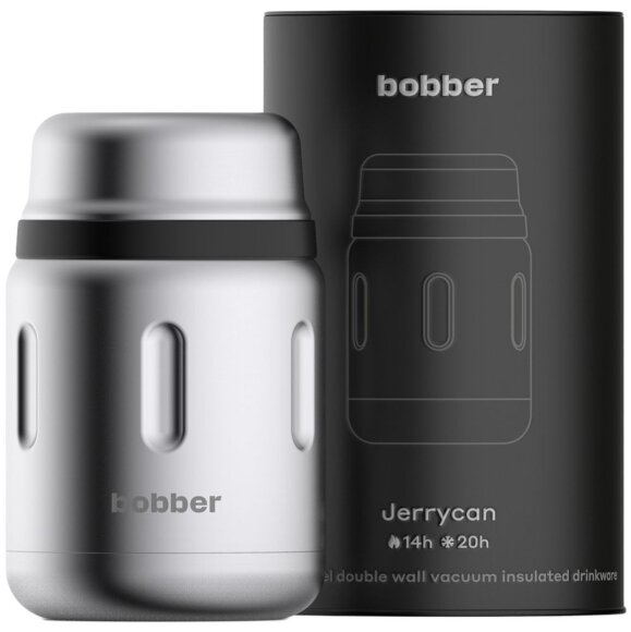 Термос для еды Jerrycan 700, вакуумный, стальной матовый Термос для еды Jerrycan 700, вакуумный, стальной матовый