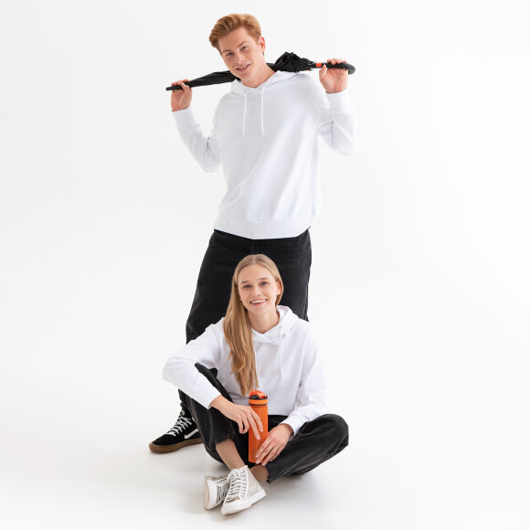 Худи с капюшоном, унисекс ALEX белый, размер XXL Худи с капюшоном, унисекс ALEX белый, размер XXL