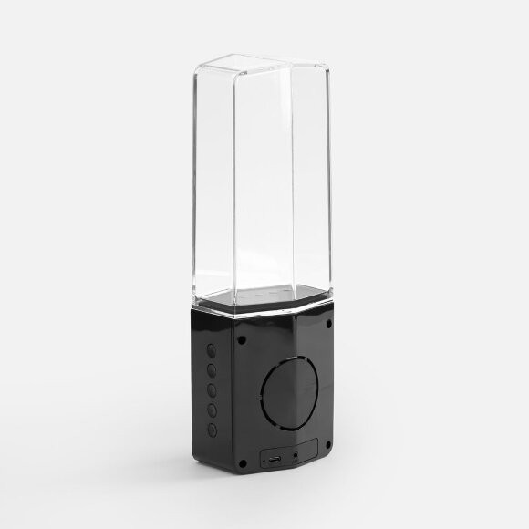 Bluetooth-колонка с поющим фонтаном Fuente, черная Bluetooth-колонка с поющим фонтаном Fuente, черная