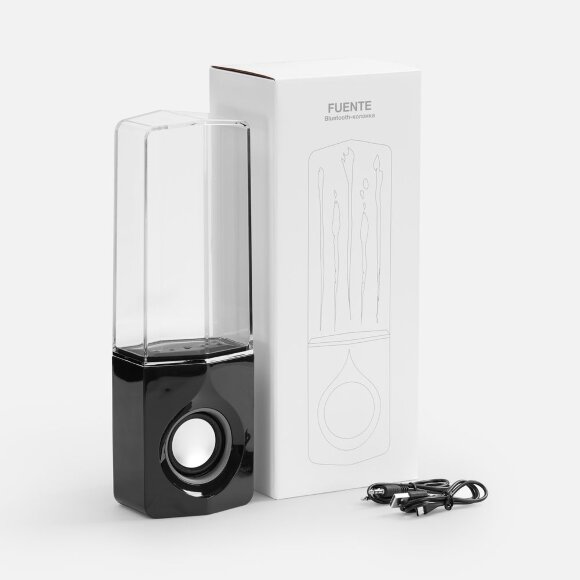 Bluetooth-колонка с поющим фонтаном Fuente, черная