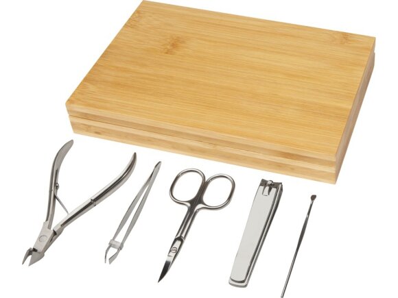 Набор из 5 предметов из бамбука для маникюра Ladia , natural Набор из 5 предметов из бамбука для маникюра Ladia , natural