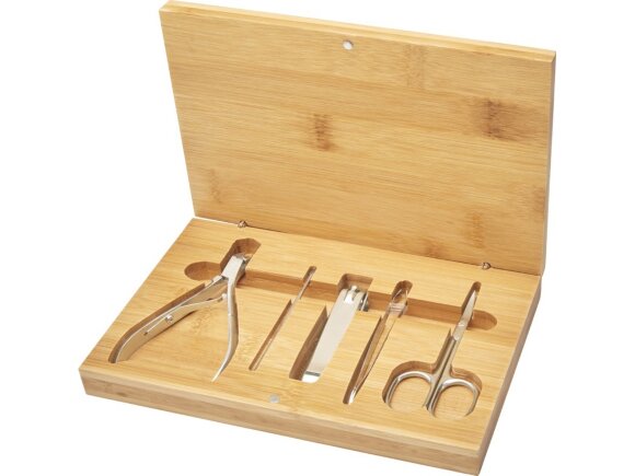 Набор из 5 предметов из бамбука для маникюра Ladia , natural Набор из 5 предметов из бамбука для маникюра Ladia , natural