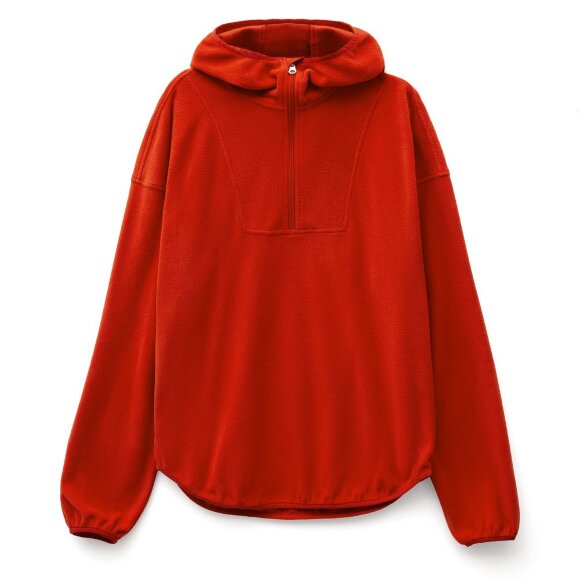 Анорак флисовый унисекс Fliska, красный Анорак флисовый унисекс Fliska, красный