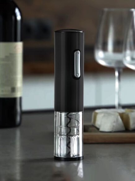 Электрический штопор с ножом для фольги Wine Diesel, черный Электрический штопор с ножом для фольги Wine Diesel, черный
