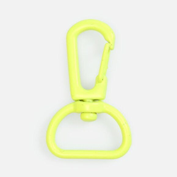Застежка-карабин Snap Hook, M, желтый неон