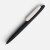 Ручка шариковая Prodir DS5 TRR-P Soft Touch, черная с белым