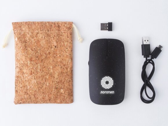 Беспроводная мышь c подсветкой Pokket2 Eco, черный Беспроводная мышь c подсветкой Pokket2 Eco, черный