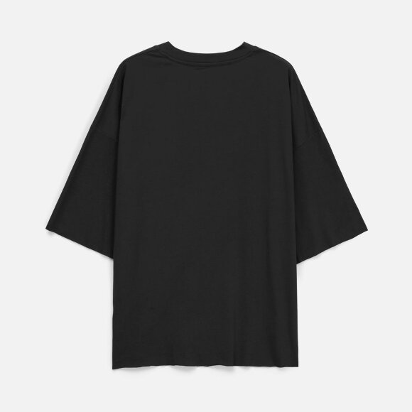 Футболка унисекс оверсайз T1, черная Футболка унисекс оверсайз T1, черная