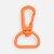 Застежка-карабин Snap Hook, M, оранжевый неон