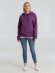 Толстовка с капюшоном унисекс Hoodie, фиолетовый меланж