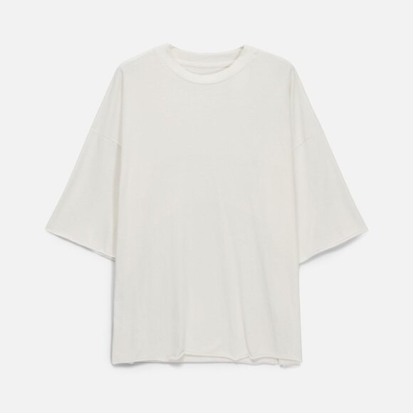 Футболка унисекс оверсайз T1, молочно-белая