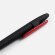 Ручка шариковая Prodir DS5 TRR-P Soft Touch, черная с красным