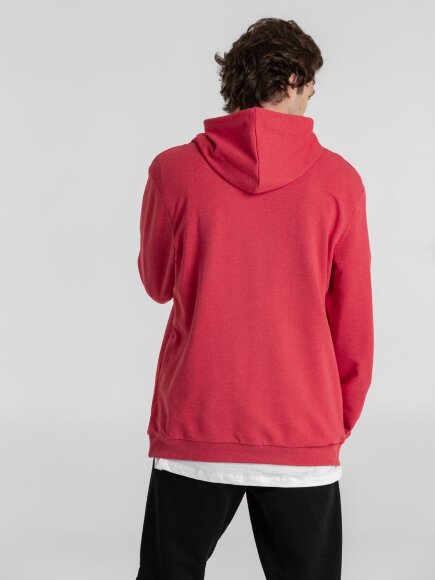 Толстовка с капюшоном унисекс Hoodie, красный меланж Толстовка с капюшоном унисекс Hoodie, красный меланж