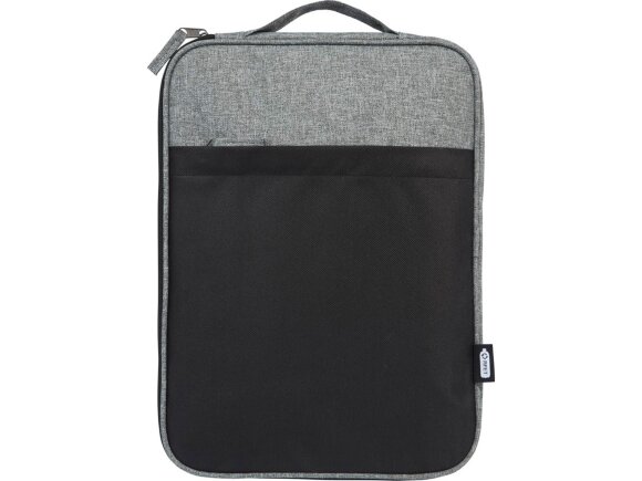 Двухцветный чехол для ноутбука 14 Reclaim объемом 2,5 л, изготовленный из переработанных материалов по стандарту GRS, серый яркий