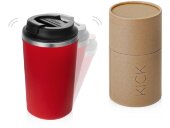 Герметичная термокружка на присоске Kick, 350 мл, красный