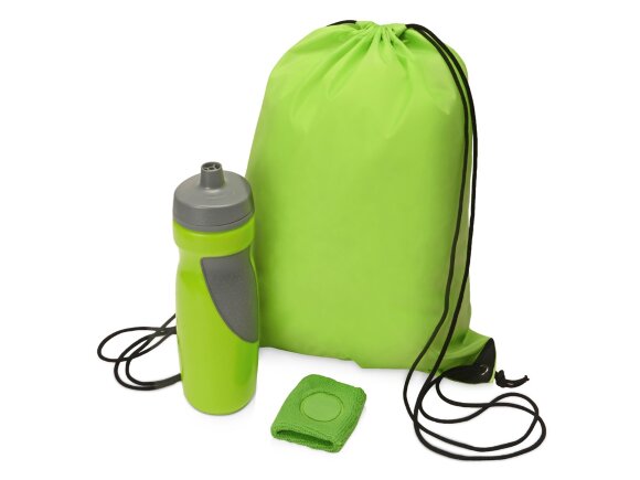 Подарочный набор для спорта Flash, зеленое яблоко Подарочный набор для спорта Flash, зеленое яблоко