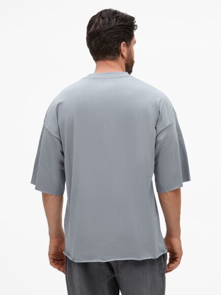 Футболка унисекс оверсайз T1, серая