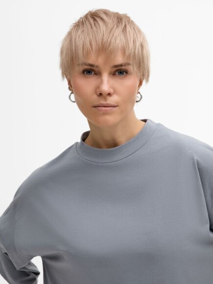 Футболка унисекс оверсайз T1, серая