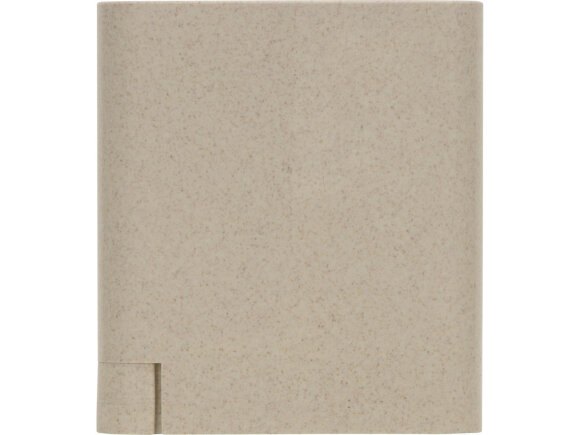 Настольный органайзер Cubic из пшеничного волокна с функцией беспроводной зарядки и выходами USB Настольный органайзер Cubic из пшеничного волокна с функцией беспроводной зарядки и выходами USB